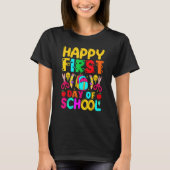 T-shirt Happy First Day School Welcome Back To School Cute (Devant)