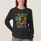 T-shirt Happy First Day School Welcome Back To School Cute (Devant)
