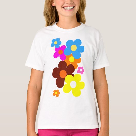 T-shirt Happy Flowers (Devant)