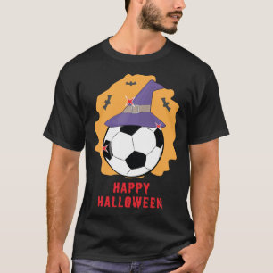 T-shirt Happy Football / Soccer Halloween - Drôle