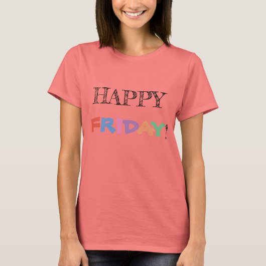 T-SHIRT HAPPY FRIDAY SHIRT (Devant)