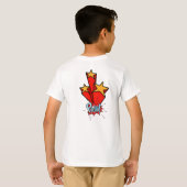 T-shirt Happy friends comic (Dos entier)