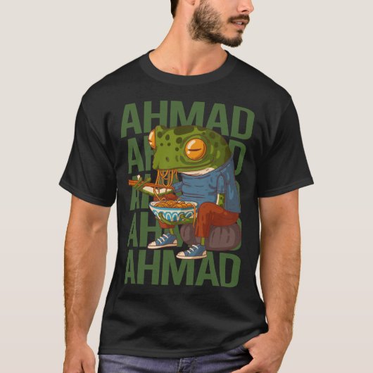 T-shirt Happy Frog - Nom Ahmad (Devant)