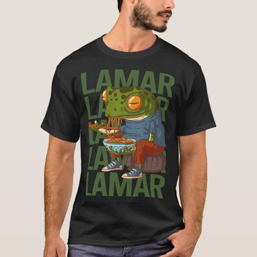 T-shirt Happy Frog - Nom Lamar (Devant)
