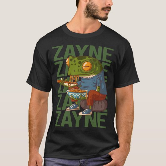 T-shirt Happy Frog - Nom Zayne (Devant)