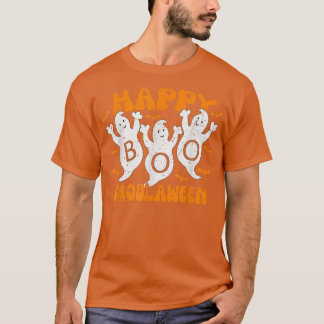 T-shirt Happy Ghoulaween Halloween Funny Ghosts Trio With