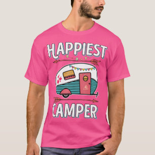 T-shirt Happy Glamper Camper - Camping Randonnée