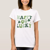 T-shirt Happy Go Lucky St Patrick's Day Shirt (Devant)
