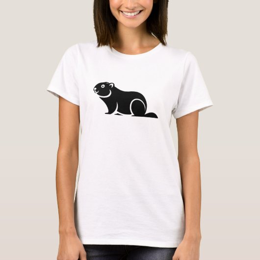 T-shirt Happy Groundhog Day (Devant)