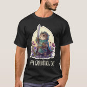 T-shirt Happy groundhog Day Quote Cool Groundhog knight (Devant)
