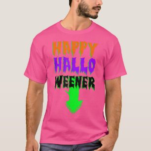 T-shirt Happy Hallo Weener Scary Costumes d'Halloween