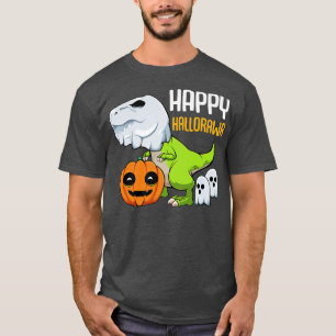 T-shirt Happy Hallorawy Lazy Halloween Costume Funny Tre G