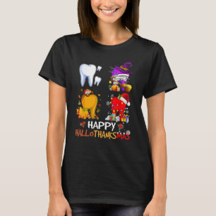 T-shirt Happy Hallothanksmas