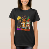 T-shirt Happy Hallothanksmas Funny Halloween Thanksgiving (Devant)