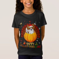 Happy Hallothanksmas Papillon Dog Halloween Xmas