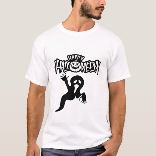 T-shirt Happy Halloween (Devant)