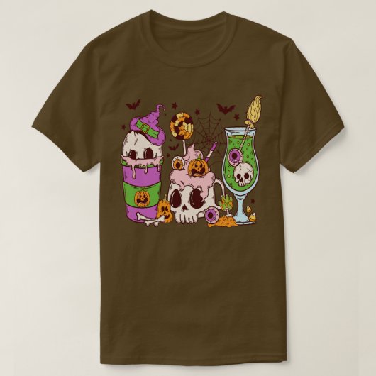 T-shirt Happy Halloween 2 (Design devant)