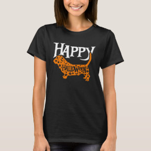 T-shirt Happy Halloween Basset Hound
