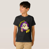 T-shirt Happy Halloween BOO! Cute Retro Ghost with Lantern (Devant entier)