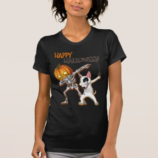 T-shirt Happy Halloween Bull Terrier DAB