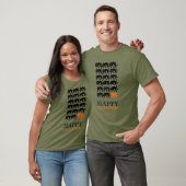 T-SHIRT HAPPY HALLOWEEN CAT (Unisexe)