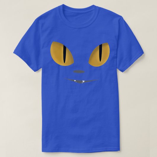 T-shirt Happy Halloween Cat Eyes Éffrayant effrayant Chat (Design devant)