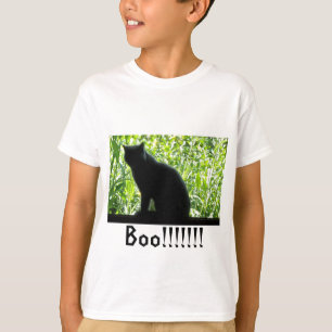 T-shirt Happy Halloween Chat noir
