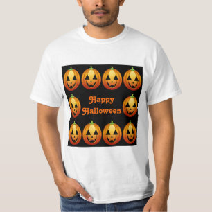 T-Shirt Happy Halloween Citrouilles