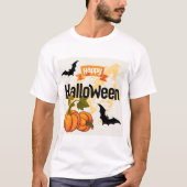 T-shirt Happy Halloween design (Devant)