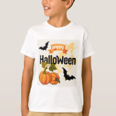 T-shirt Happy Halloween design (Devant)