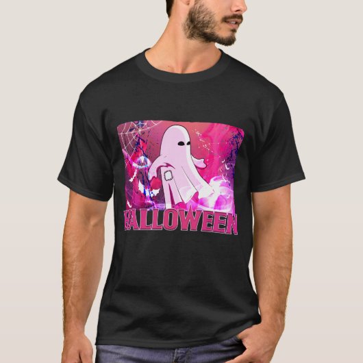 T-shirt Happy Halloween : Fête Night 2024 #5 messieurs Tsh (Devant)