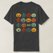 T-shirt Happy Halloween Funny Pumpink Face Boo Halloween P (Design devant)