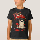 T-shirt Happy Halloween Ghost (Devant)