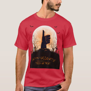 T-shirt Happy Halloween Horreur Trick ou Treat Costum