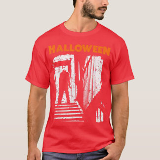 T-shirt Happy Halloween Horror Movie Scary Éffrayant Graph