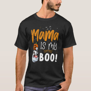 T-shirt Happy Halloween Mama Is My Boo Matching Family Gro