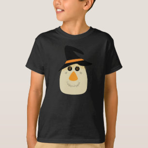 T-shirt Happy Halloween mignonette Scarecrow et Spider