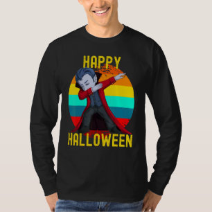 T-shirt Happy Halloween mignonne Dabbing Dracula Kids Vamp