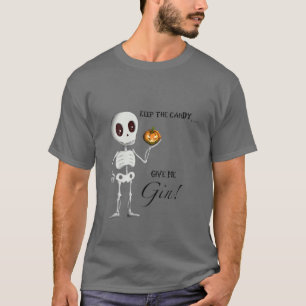 T-shirt Happy Halloween Sassy Skeleton