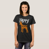 T-shirt Happy Halloween Toy Fox Terrier (Devant entier)