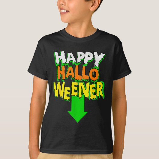 T-shirt Happy Halloweener _ Funny Halloween (Devant)