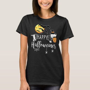 T-shirt Happy Halloweiner Dachshund Halloween Pour Doxie O