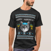 T-shirt Happy Hanukcat de Hanoukka (Devant)