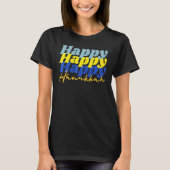 T-shirt Happy Hanukkah 2022 Chanukah Dreidel Menorah (Devant)