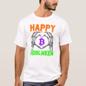 T-shirt Happy Hodlween bitcoin - Halloween crypto (Devant)