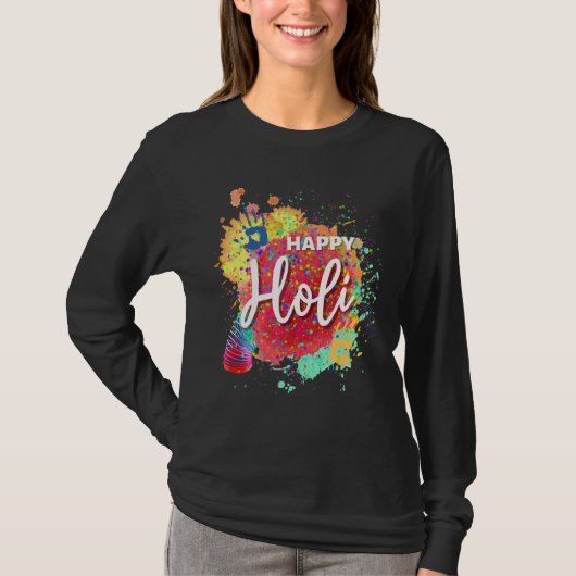 T-shirt Happy Holi 2022 India Colours Spring Festival Of H (Devant)