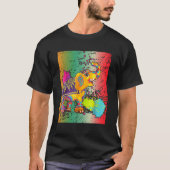 T-shirt Happy Holi Colours Inde Hindu Spring Elephant Holi (Devant)