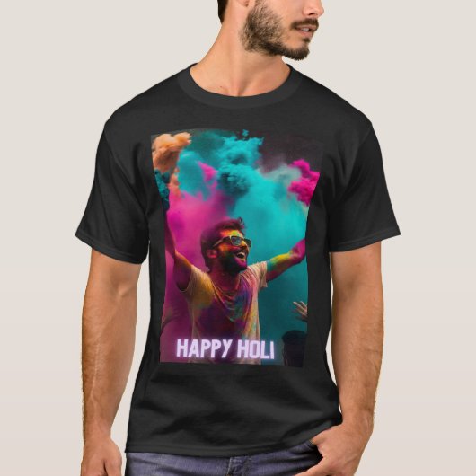T-shirt Happy Holi Festival Outfit (Devant)