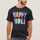T-shirt Happy Holi Festival Outfit for Women Kids Men Fami (Devant)