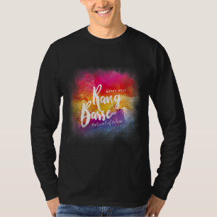 T-shirt Happy Holi Festival Outfit Pour Femmes Enfants Hom